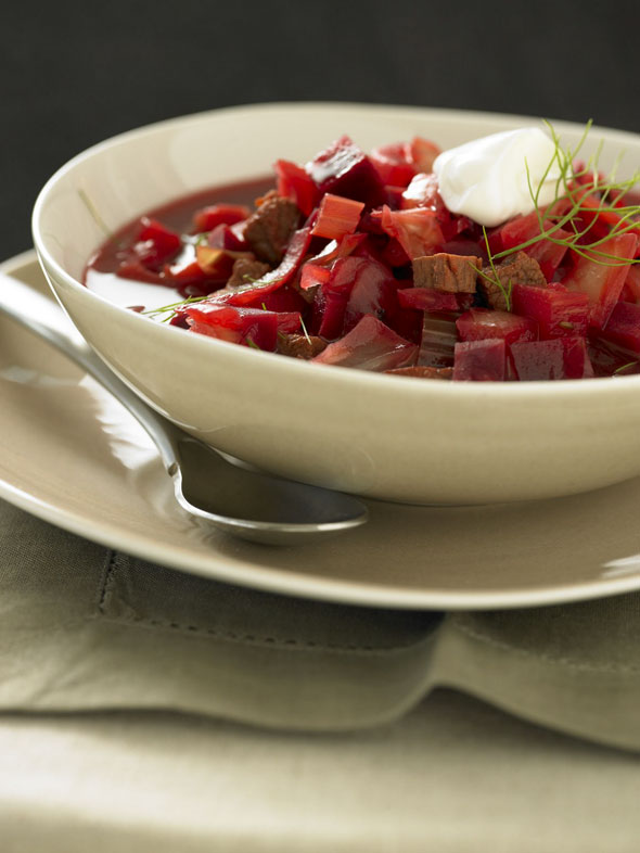 Hot Beef Borscht Recipe | Leite's Culinaria