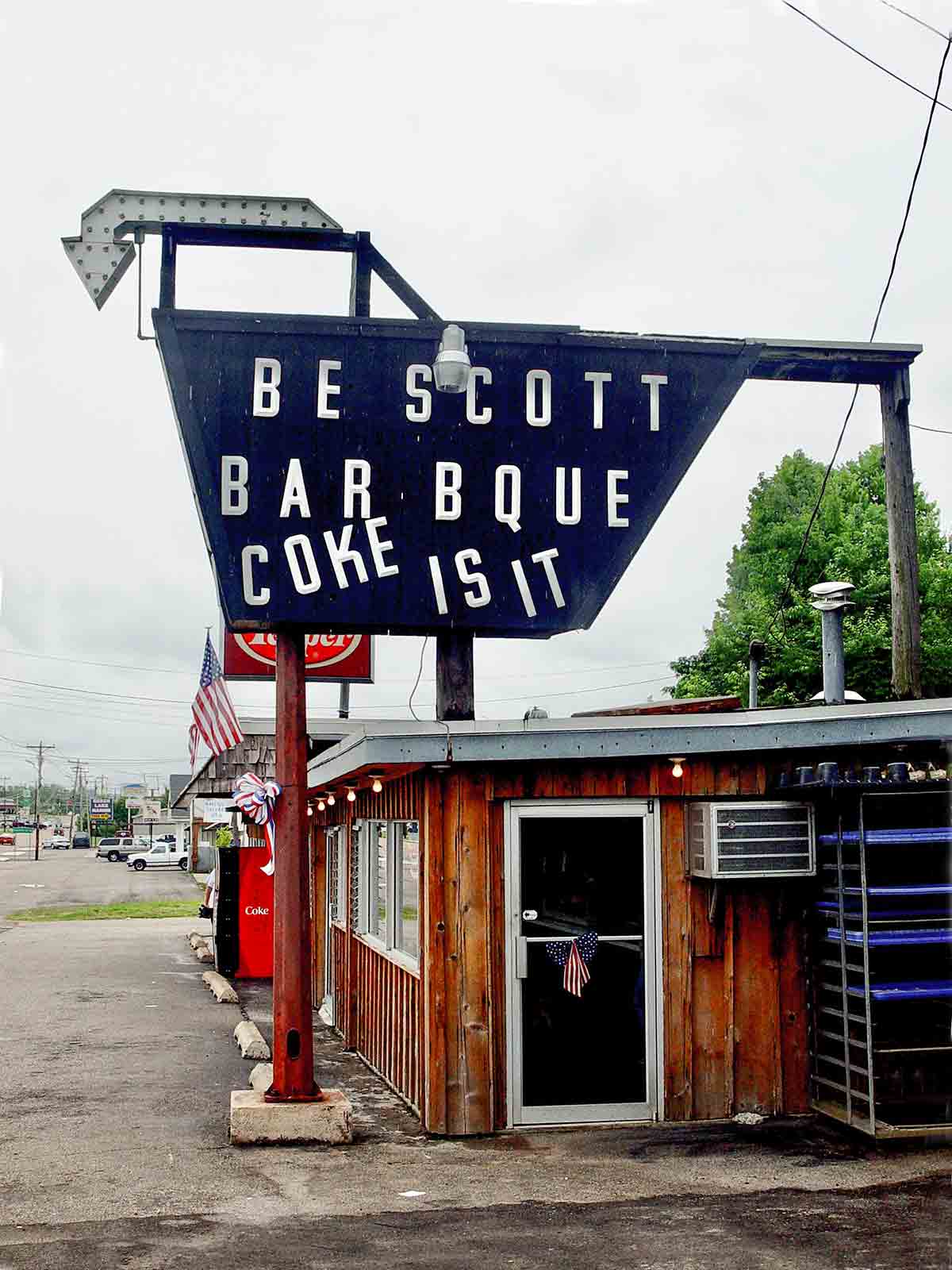 B. E. Scott's Whole-Hog Barbecue in Lexington, TN