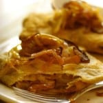 Apples and Gruyere Cheese Crepes