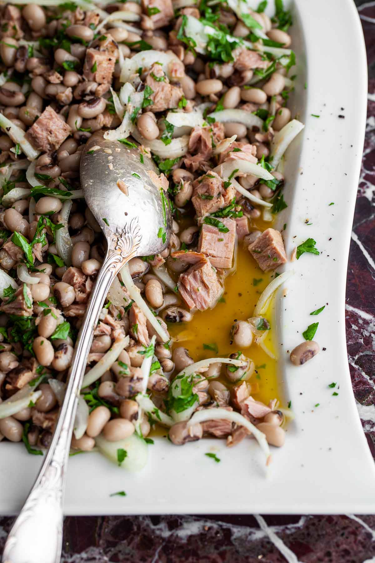 Portuguese Salad of Black-Eyed Peas with Tuna – Leite's Culinaria