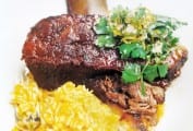 Braised Short Ribs with Pumpkin Orzo