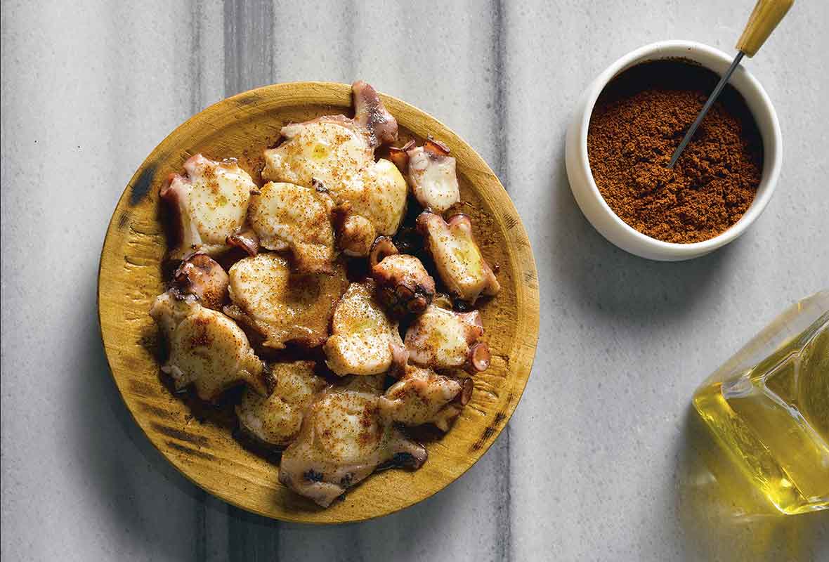 Octopus with Paprika Pulpo con Pimenton