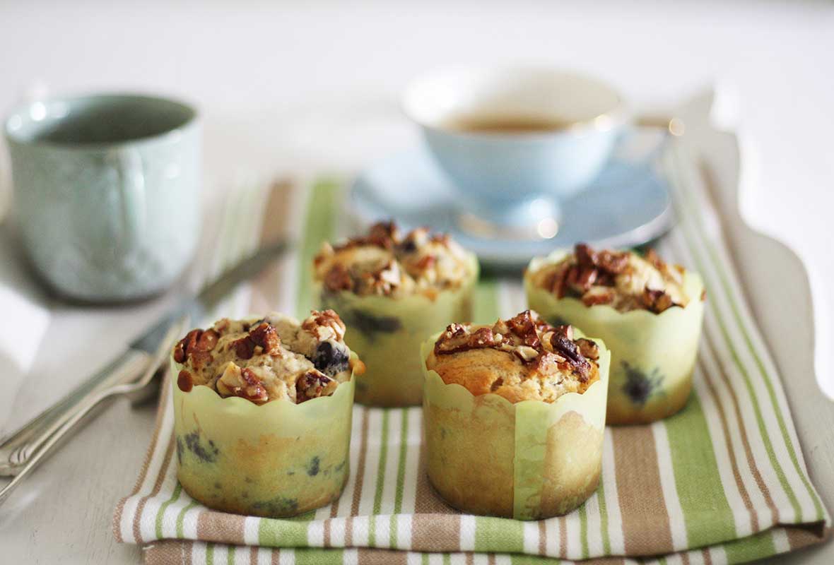 Blueberry Pecan Muffins