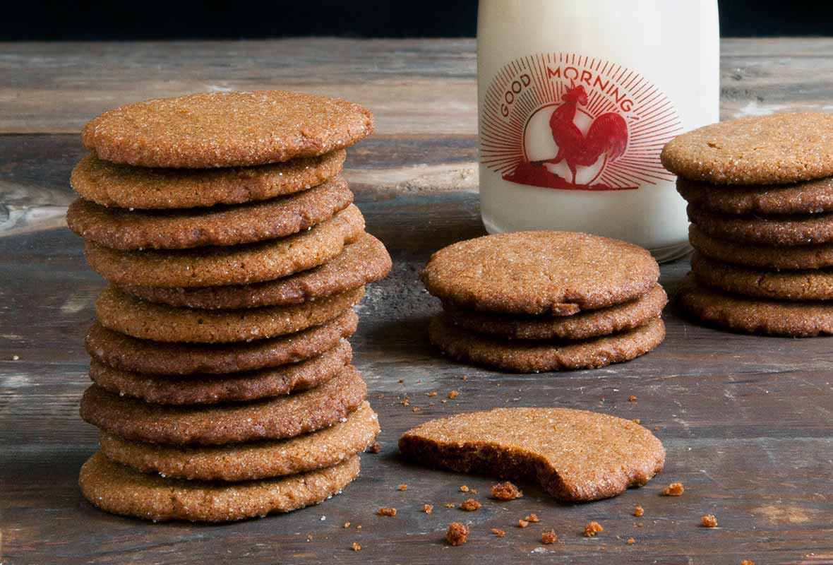 Bacon Fat Gingersnaps - Leite's Culinaria