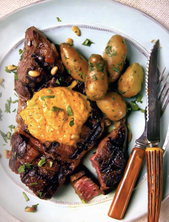 Ribeye Steak With Fingerling Potatoes