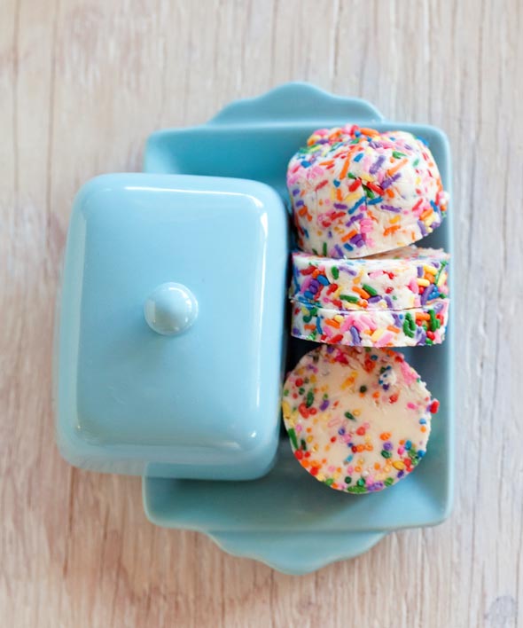 Butter with Colored Sprinkles