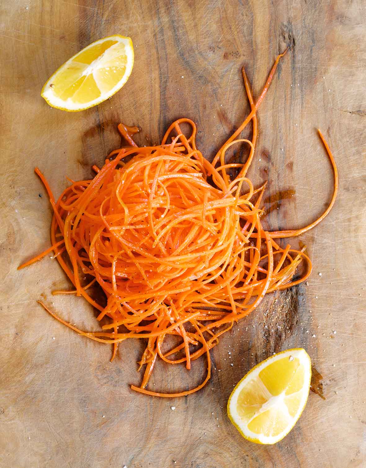 Grated Carrots, Three Ways