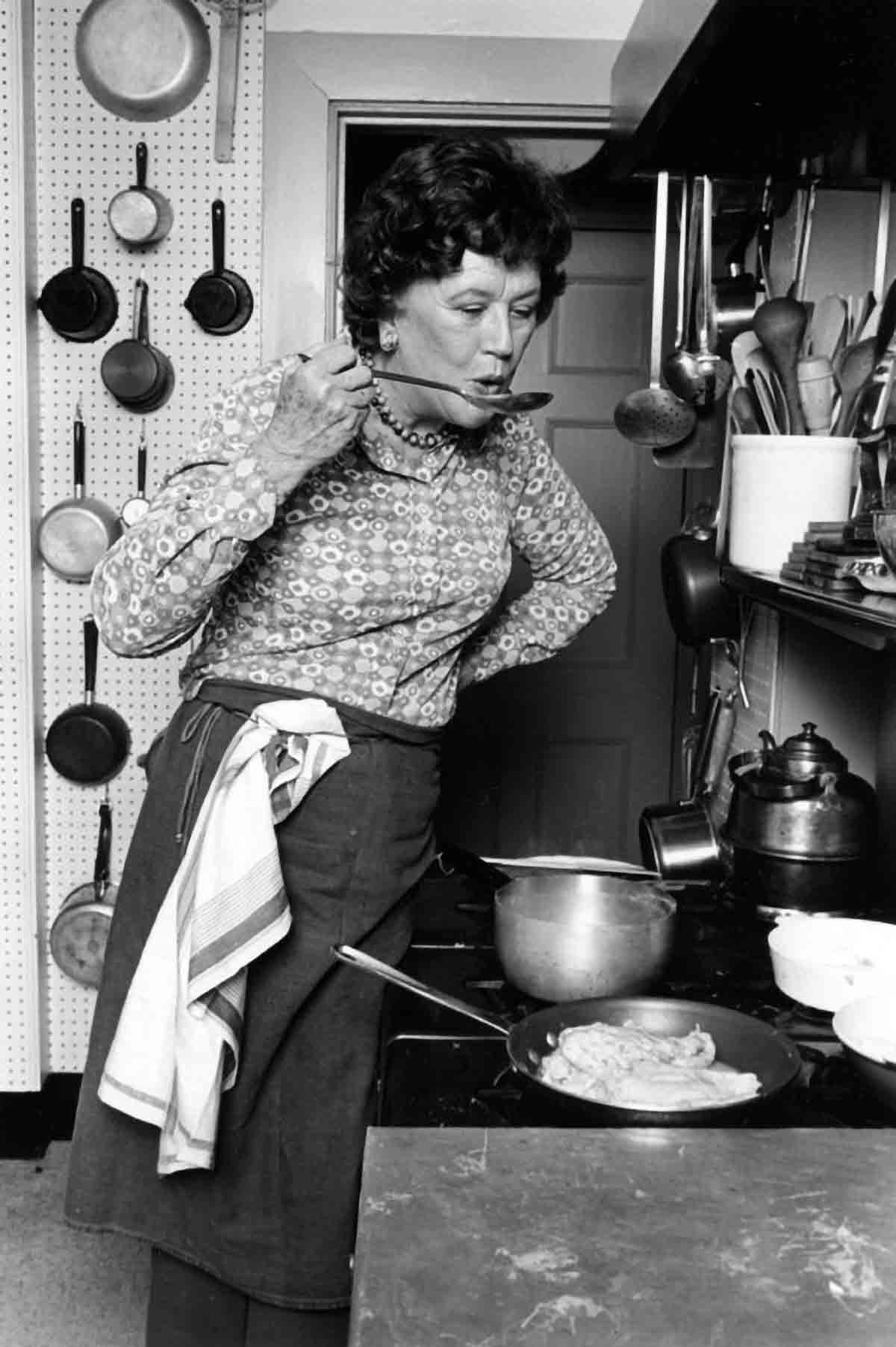 Why Was Julia Child Hunched Over?  