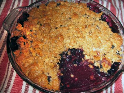 Blueberry Crumble Recipe