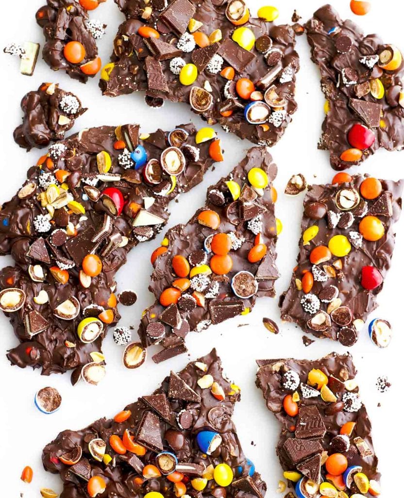 Leftover Halloween Candy Bark Recipe | Leite's Culinaria