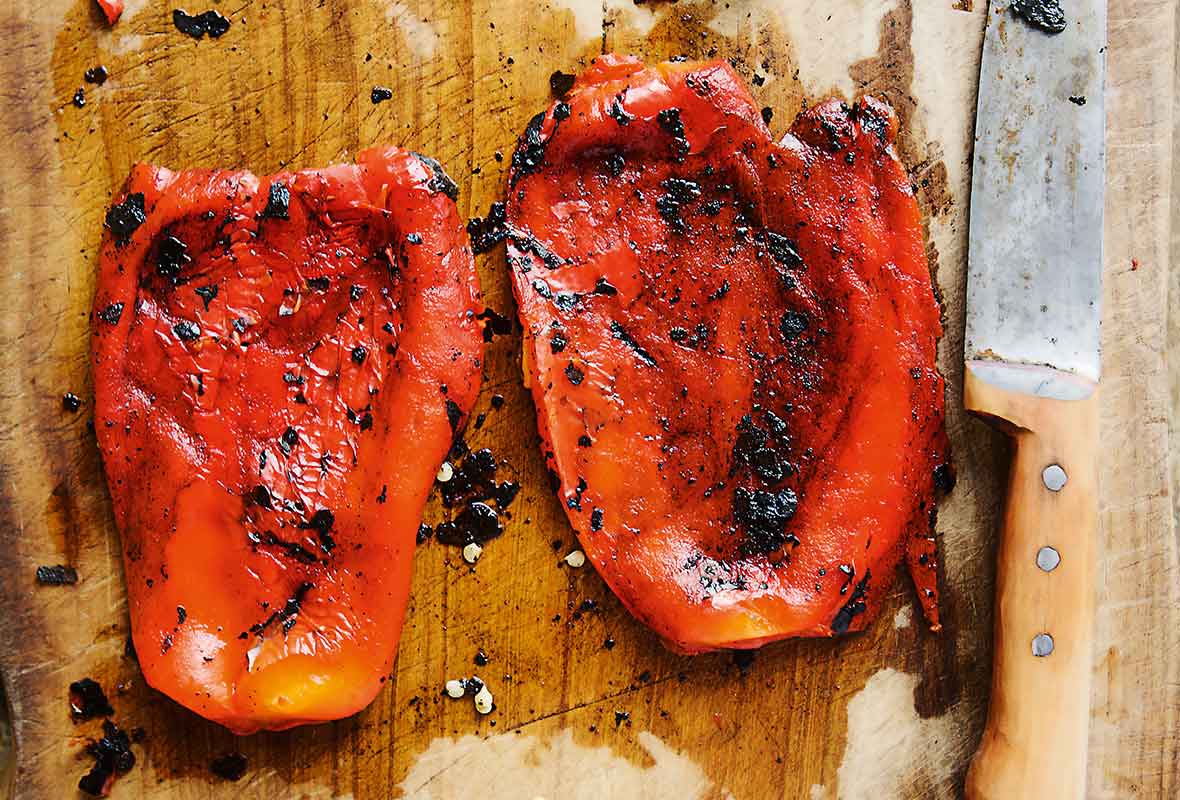 How To Roast Bell Peppers Leite S Culinaria