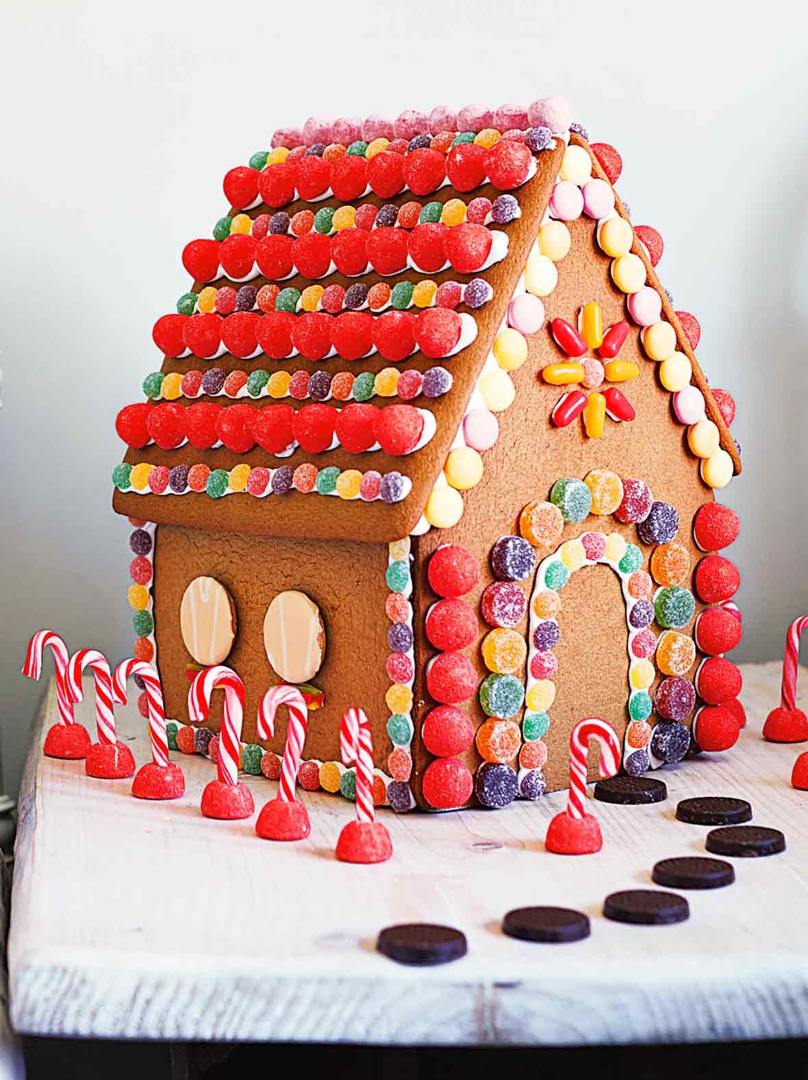 Food Made Fresh Gingerbread house a perfect holiday centerpiece