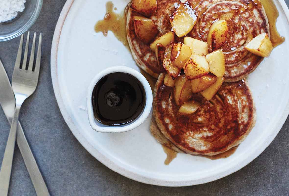 Rye Pancakes with Maple-Pear Compote – Leite's Culinaria