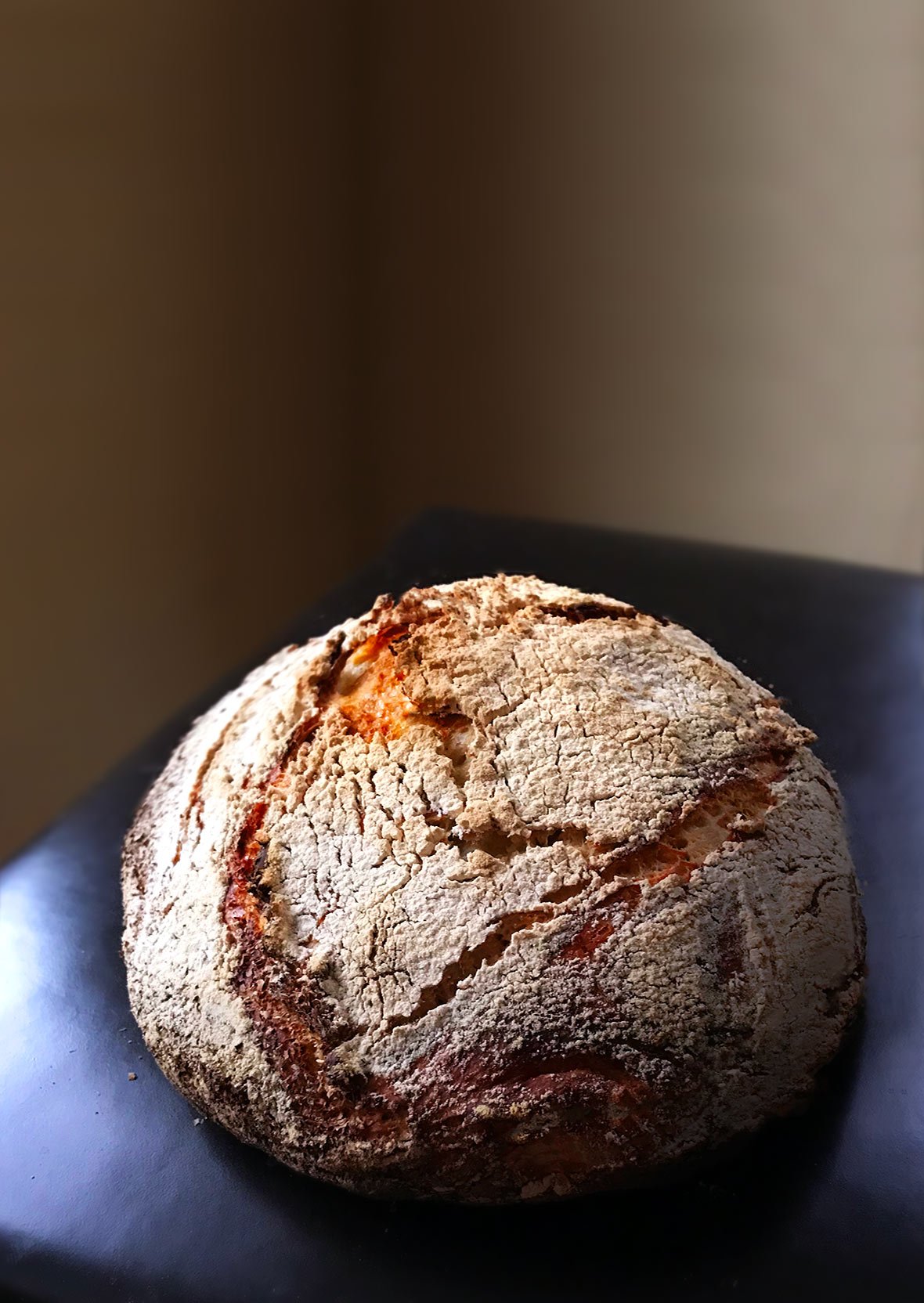 My first complete loaf in the Dutch oven. : r/Breadit