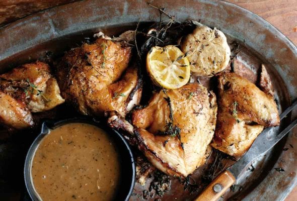 Roast Chicken Recipe With Pan Gravy Fp 590x400 