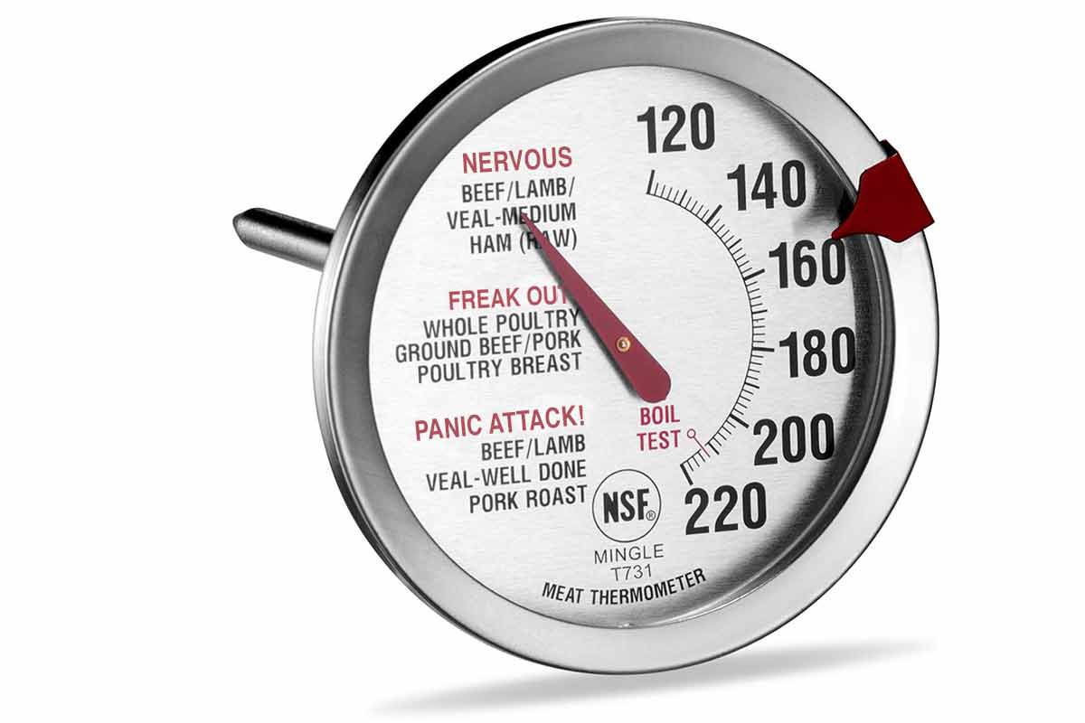 A meat thermometer.