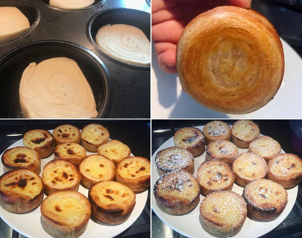 The process of making pastéis de nata, Portugal's famous pastry