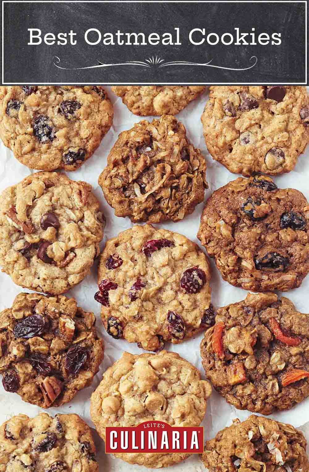 Twelve best oatmeal cookies, each with varied fillings
