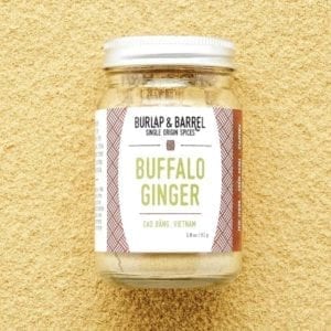 Buffalo Ginger in a glass jar