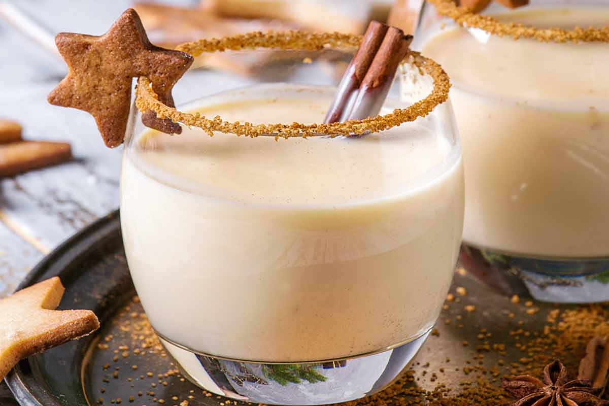 Easy Eggnog (2-minute blender recipe) - Back To The Book Nutrition