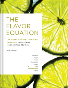 The Flavor Equation cookbook cover.
