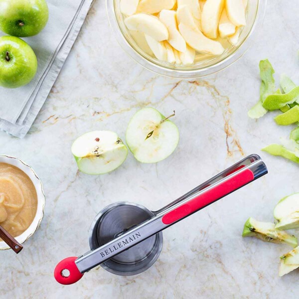 Bellemain Stainless Steel Potato Ricer with apples