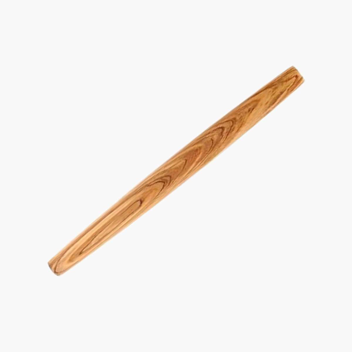 A French wooden rolling pin, which is one of the pasta queen's favorite things.