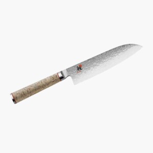 A Miyabi birchwood knife, which is one of the pasta queen's favorite things.