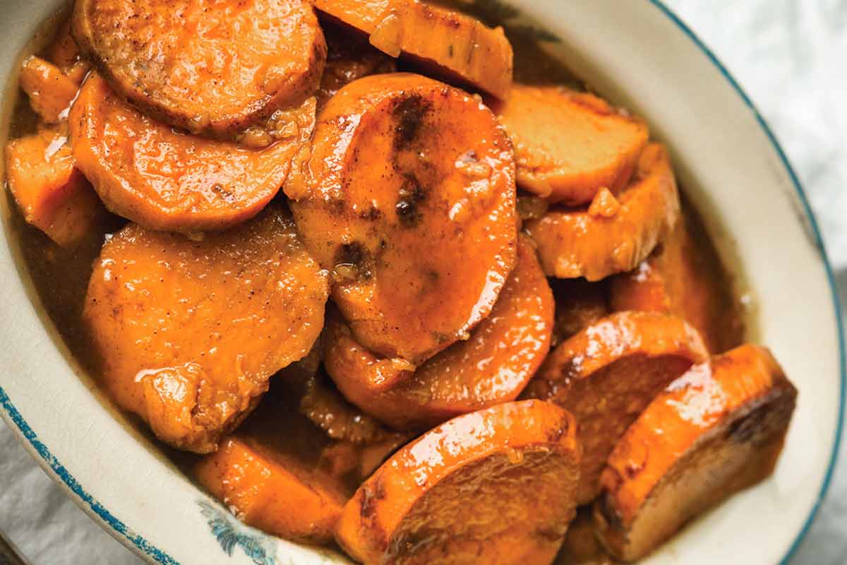 Bourbon Sweet Potatoes Recipe | Leite's Culinaria