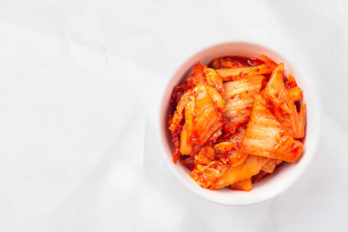 A bowl of kimchi to help explain what exactly is fermentation.