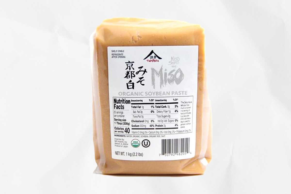 A bag of miso to help explain what exactly is fermentation.