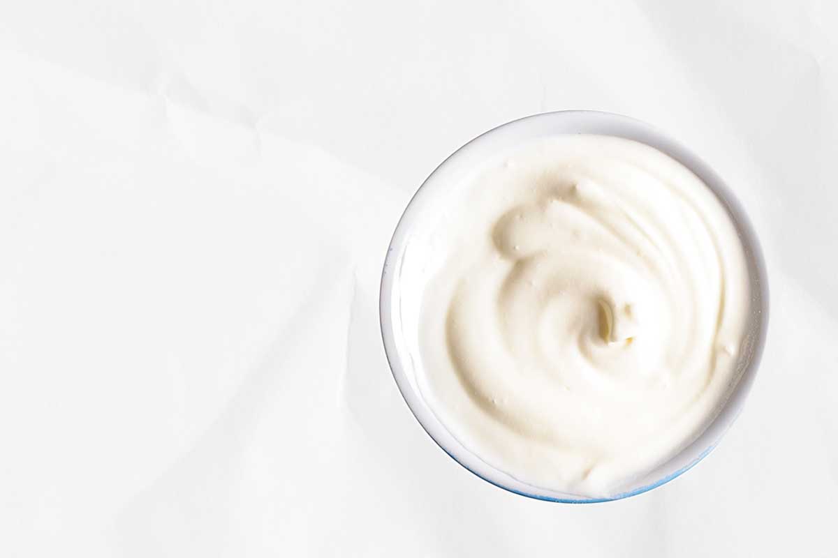 A bowl of yogurt to help explain what exactly is fermentation.