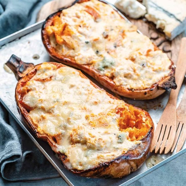 Roast Winter Squash With Blue Cheese – Leite's Culinaria