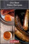 Images from the 18 paleo recipes roundup -- barbecue sauce and chicken apple sausage.