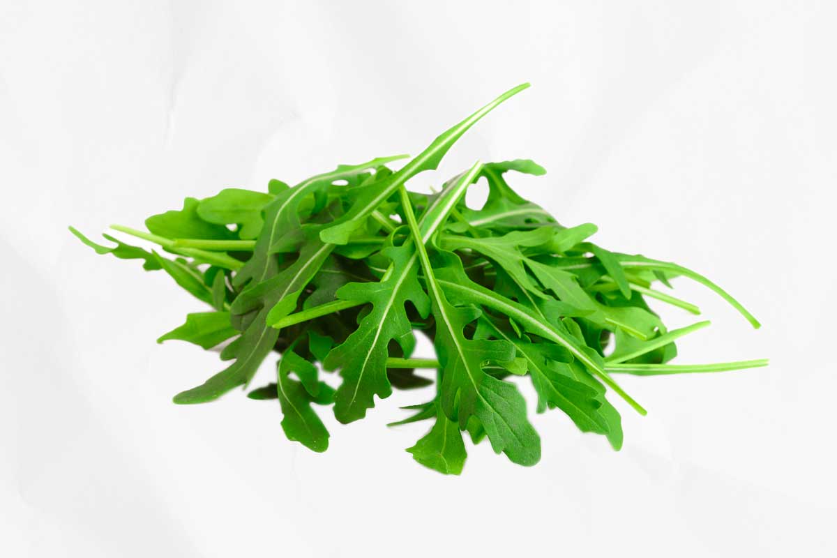 A bunch of arugula, as illustration of how to choose the right salad greens for you.