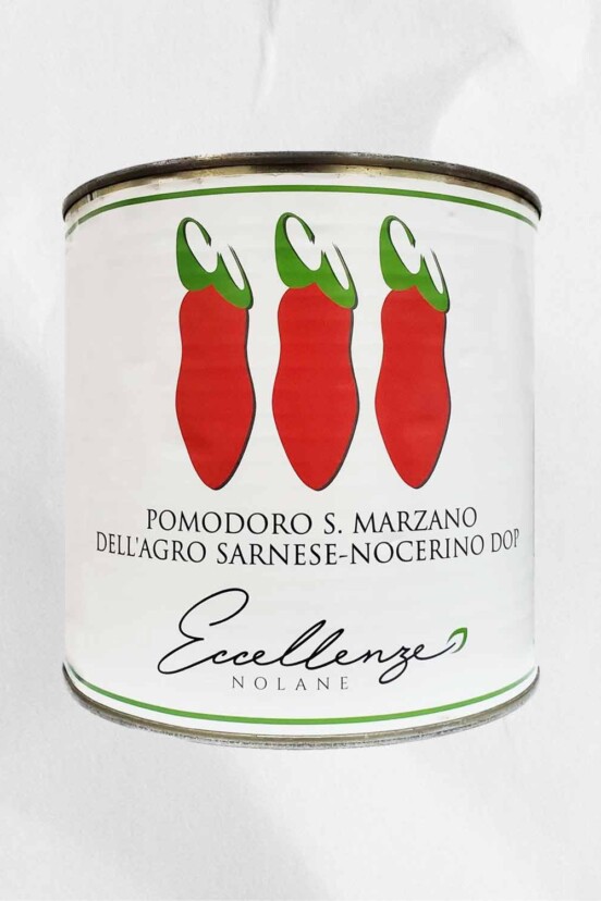 A can of San Marzano tomatoes.