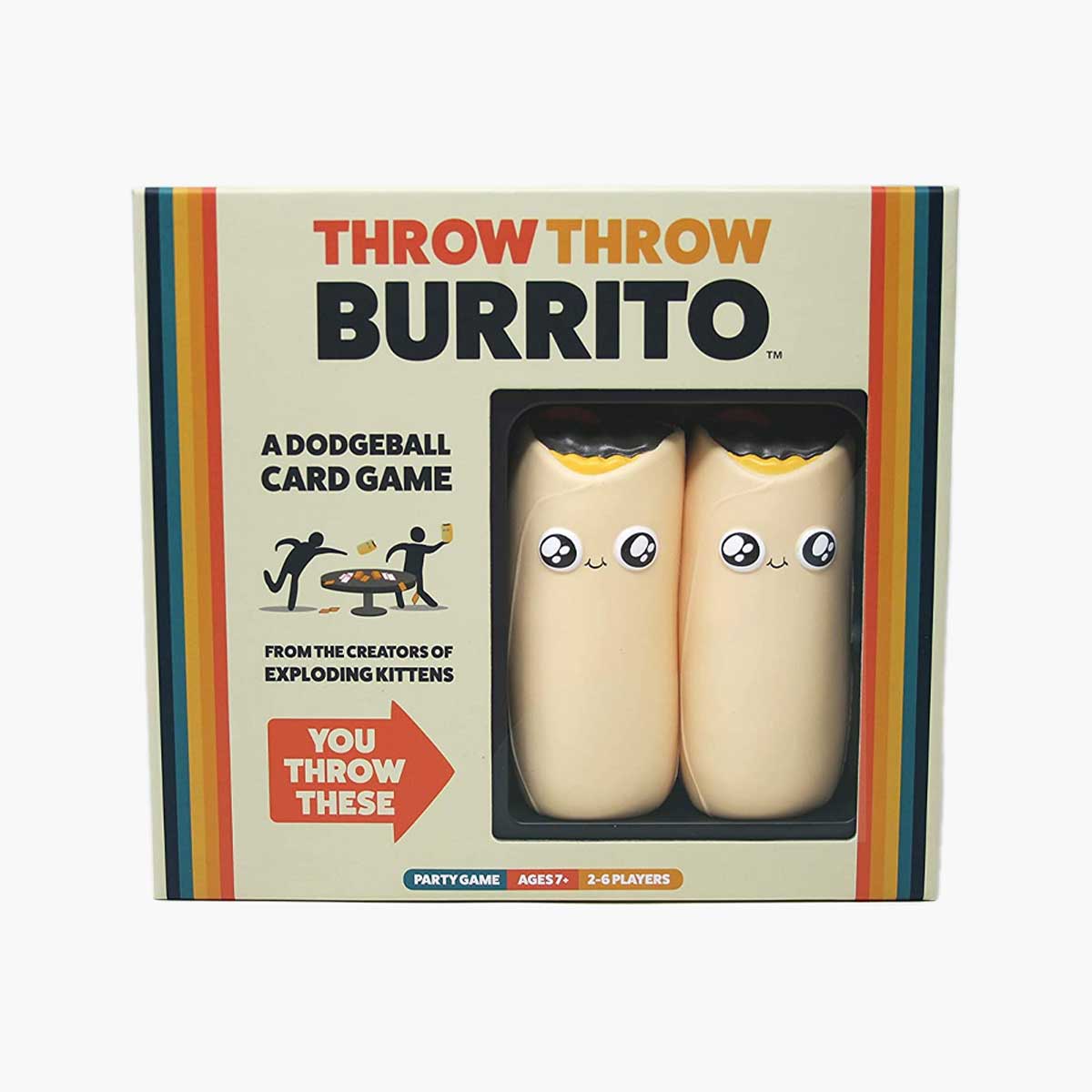 A game of Throw Throw Burrito, one of the items for everything you could possibly need for taco night at home.