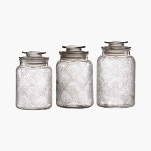3 Piece Kitchen Canister Set Sizes