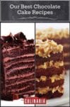 Two of the 18 chocolate cake recipes -- red eye devil's food cake and German chocolate cake.