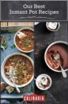 Images of two of the 16 Instant Pot recipes -- chicken gumbo and chocolate pudding.