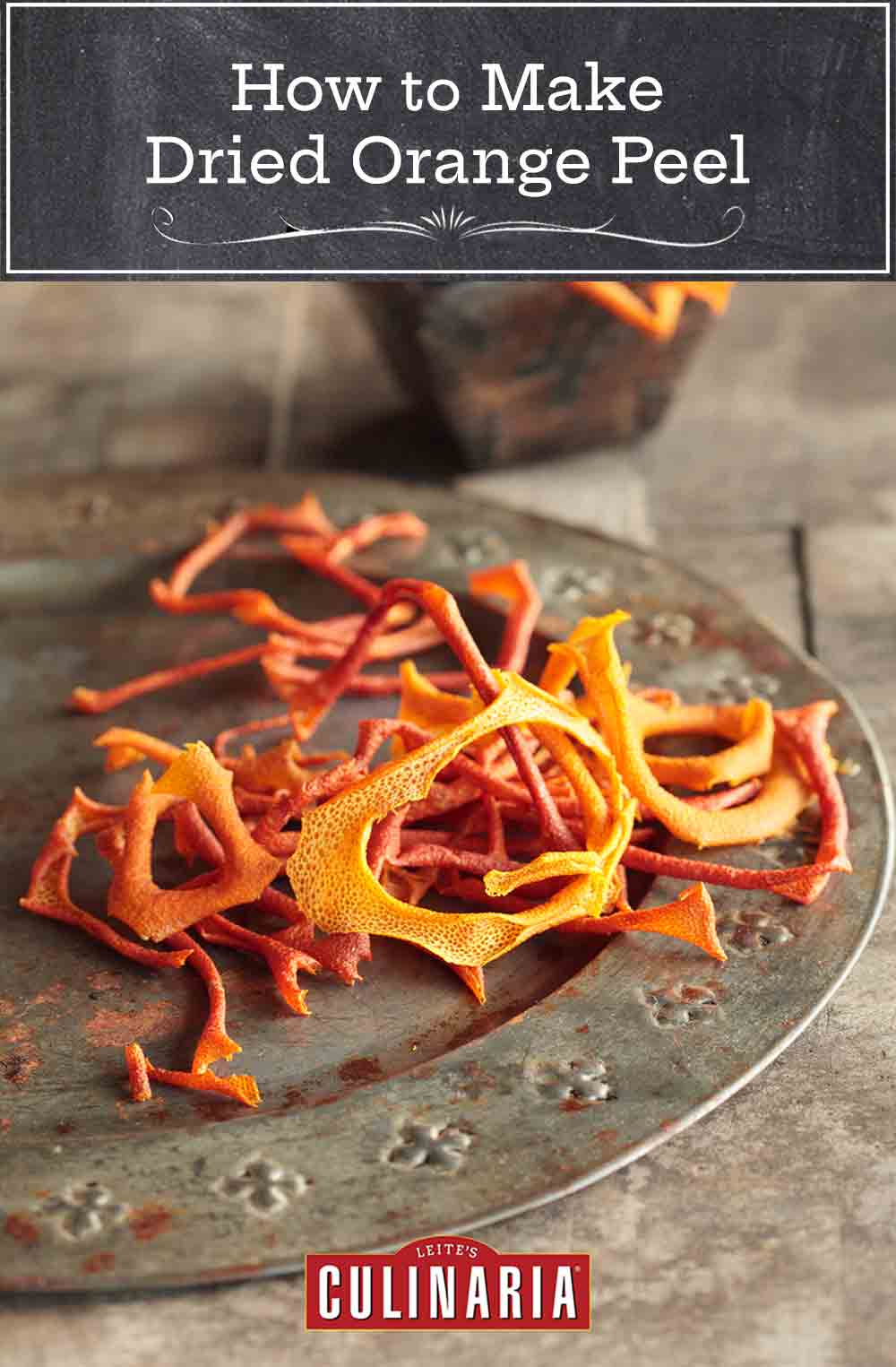 How To Make Dried Orange Peel