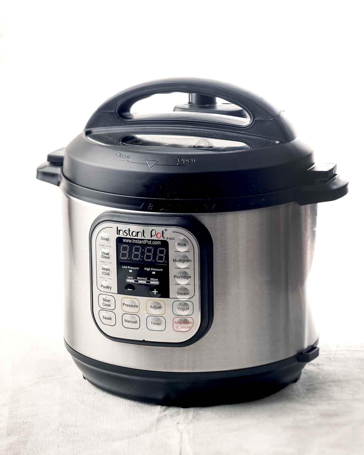 An Instant Pot, as illustration of how to use your instant pot.