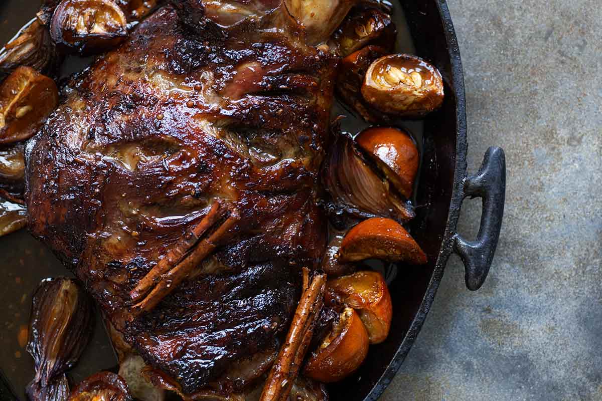 Slow Roast Lamb Recipe | Leite's Culinaria