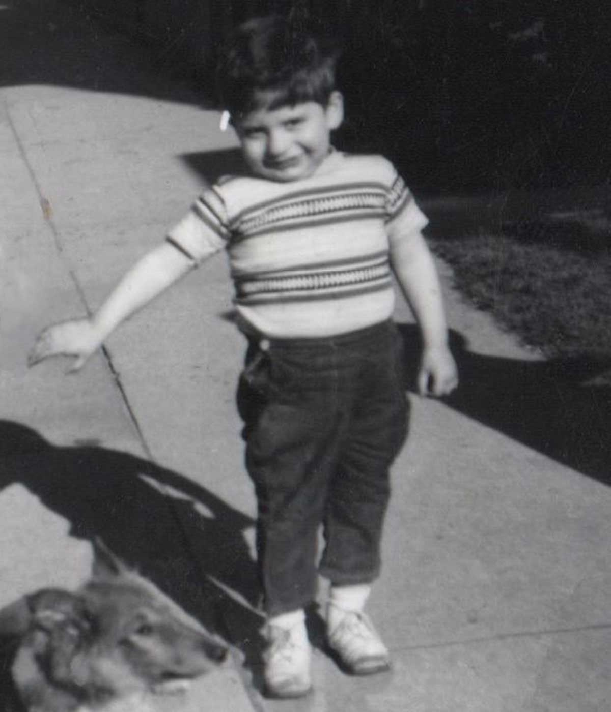 A photo of David as a child for the Gary Taubes interview.
