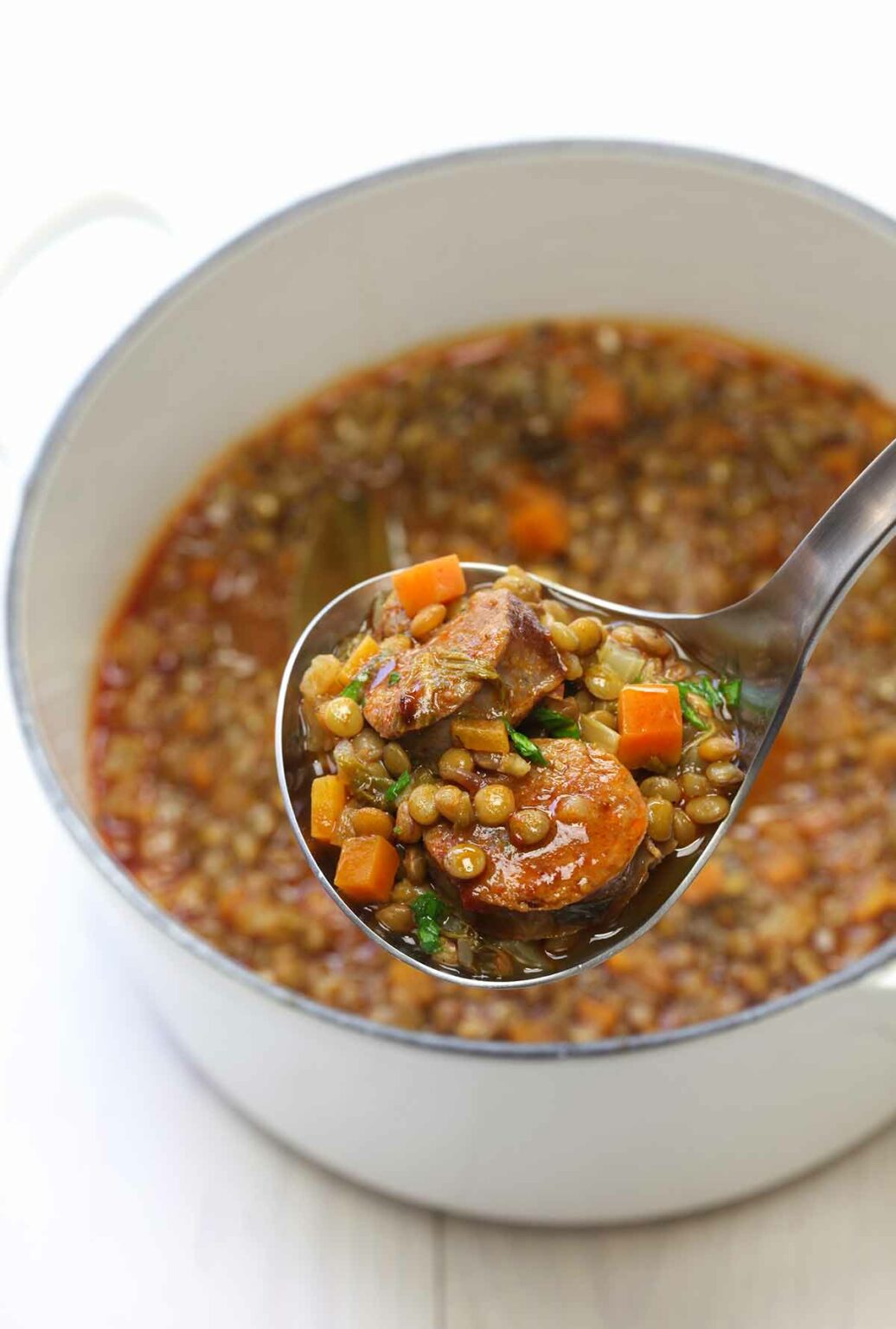 Rustic Lentil Soup – Leite's Culinaria