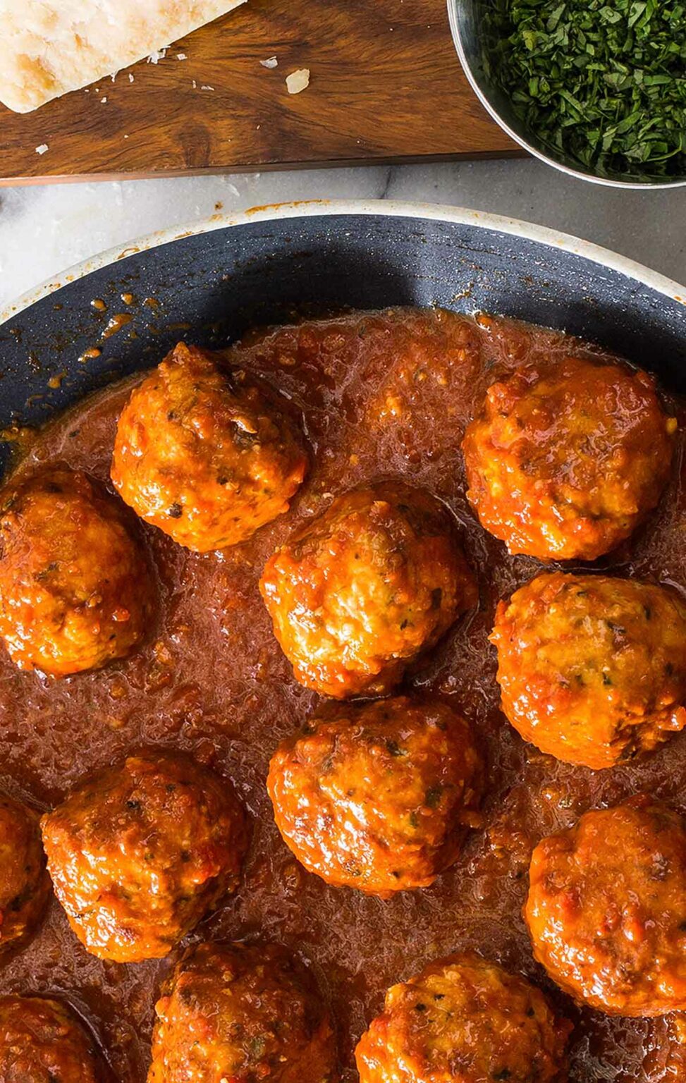 Italian Style Turkey Meatballs Leite S Culinaria   Italian Turkey Meatballs 973x1536 