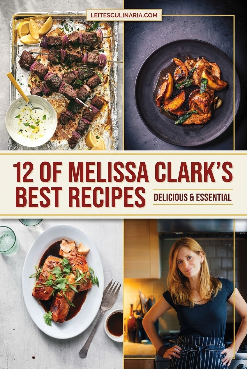 Melissa Clark and three of her best recipes – beef skewers, pork and apple scallopini, and caramel salmon Vietnamese style.