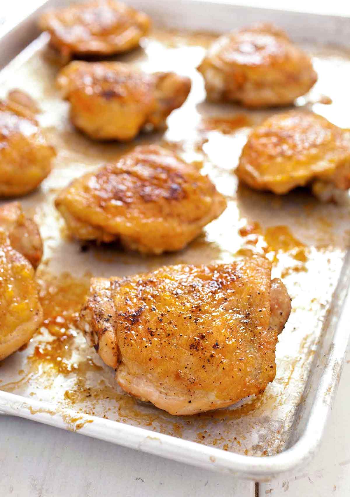 Easy roasted chicken outlet thighs