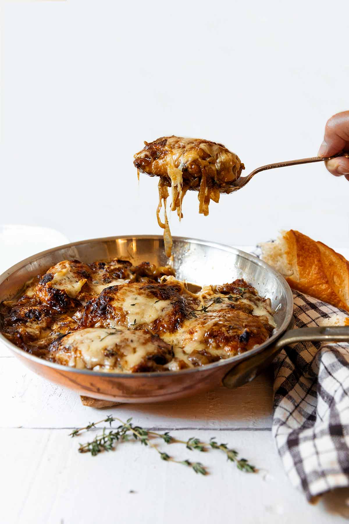 My Lipton Onion Soup Skillet Chicken in Gravy 