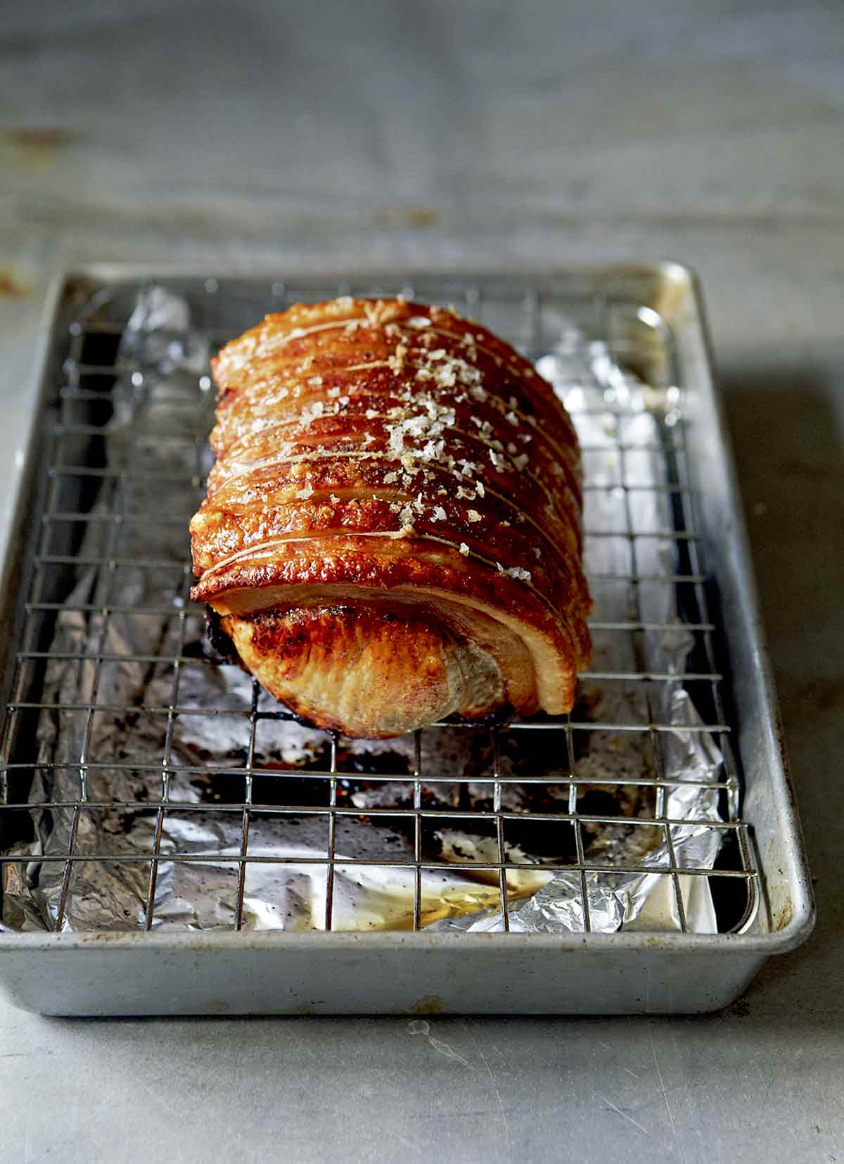 How to Form a Makeshift Roasting Rack Out of Foil for Crispier